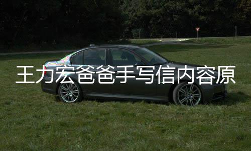 爸手币王力内容写信原文孕逼要数亿台宏爸婚称李靓蕾怀