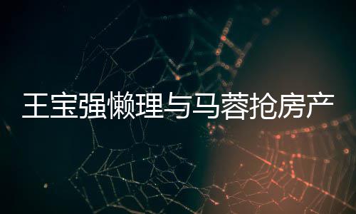 王宝闻 马蓉强懒抢房心相与葛优合影开拥产传理与