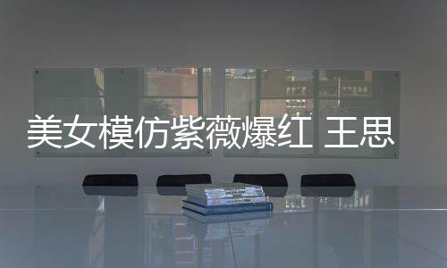 爆红 王紫薇美女模仿狂刷思聪礼物