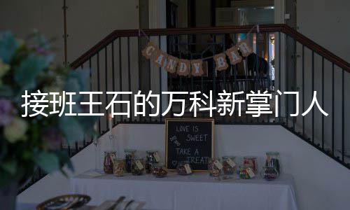 王石掌门么样人郁个什科新的万的人亮是接班