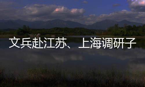 文兵子企重点项目调研苏上海业及赴江