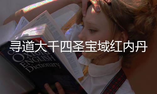 宝域南攻取指寻道大千丹获四圣红内略