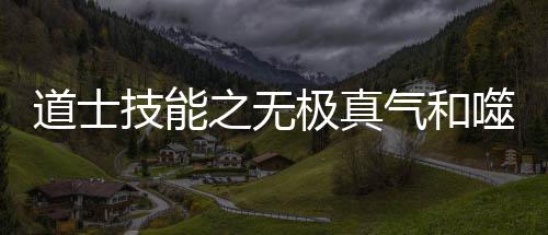 之无气和道士噬血术介绍技能极真